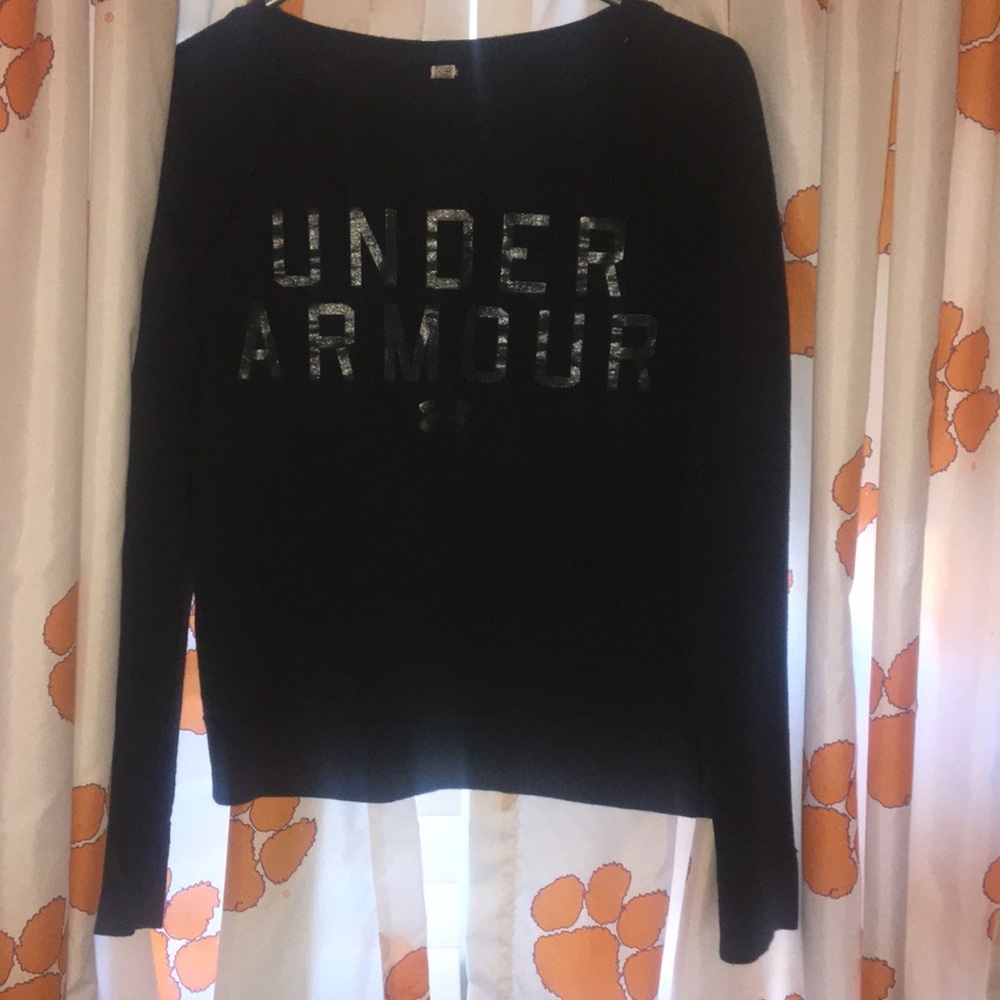 Girls black underarm our sweatshirt